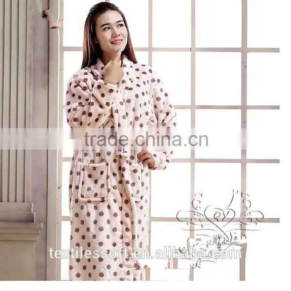 Wholesales Custom Coral Fleece Bathrobe Luxury Hotel Terry Bathrobe Quality Choice photo-3