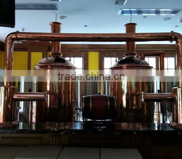 Red Copper Beer Brewing Kettle , Mash Tun , Whirlpool Tank for Sale photo-2