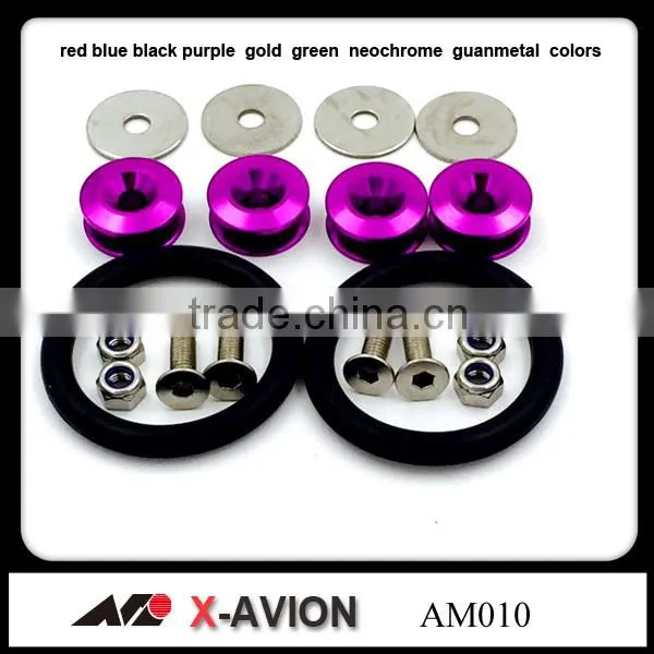 Green Color Rear or Front Bumpers Quick Release Fasteners photo-4