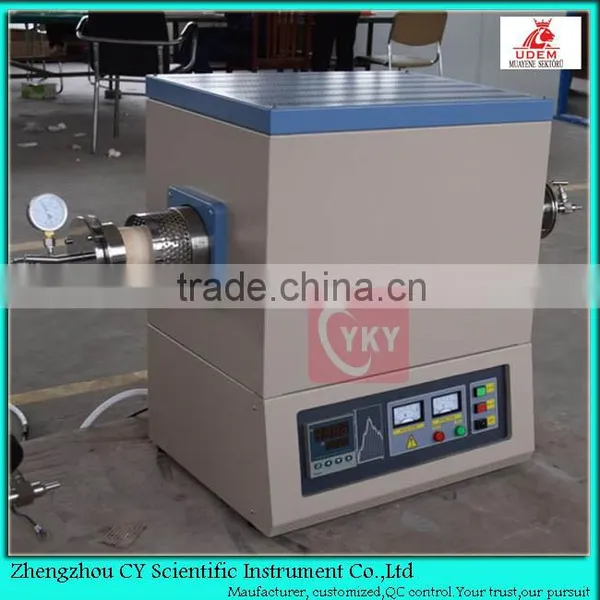 Laboratory 1600 C PID Automatic Control High Temperature Heating Tubular Furnace photo-3