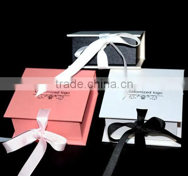 Gift Box With Ribbon/bow Tie Gift Packaging Paper Box/custom Bow Tie Box photo-6