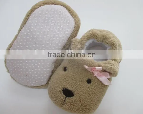 Baby Bootie Animal Shape With Little Bow Warm Winter Baby Shoes Baby Boot photo-2
