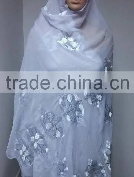 SCF -0108 White 2016 New Coming Design Nice Muslim Embroidery Scarf ,shawls , Pashmina Shawl Scarf , Fashion Women Long Scarf photo-3