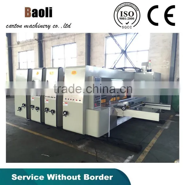 full auto flexo printer carton package machine