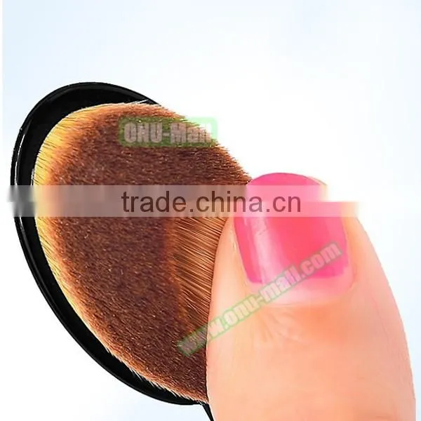 Beauty Salon Equipment Oval Cosmetic Toothbrush Shape Makeup Brush, Private Label Makeup Brush Express China Supplier photo-3