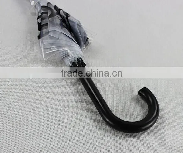 2015 Fashion Promotion Dome Transparent Umbrella photo-5