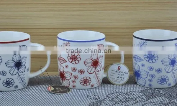 11OZ Colorful Kaleidoscope Full Decal Print Coffee Cups, Shiny Surface Porcelain Mug, KL5004-A414 photo-3