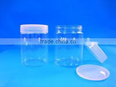 PET Candy Jar, Single Wall Clear PET Jar