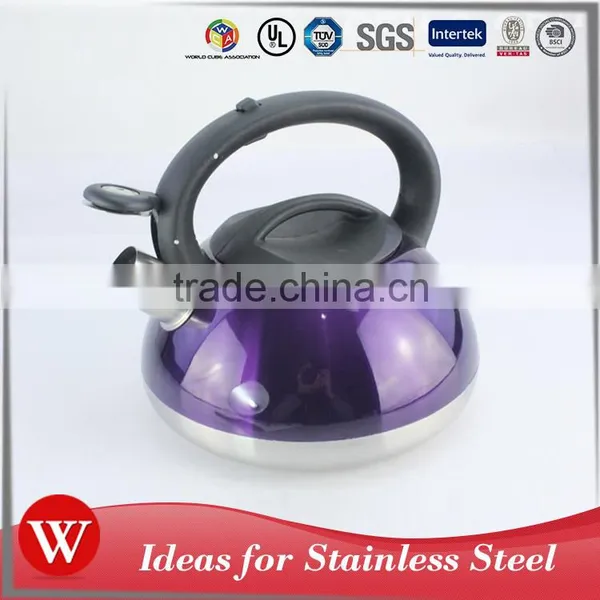 Durable Colorful Tea Pot Water Kettle Whistling Tea Kettle Stainless Steel Jug photo-2
