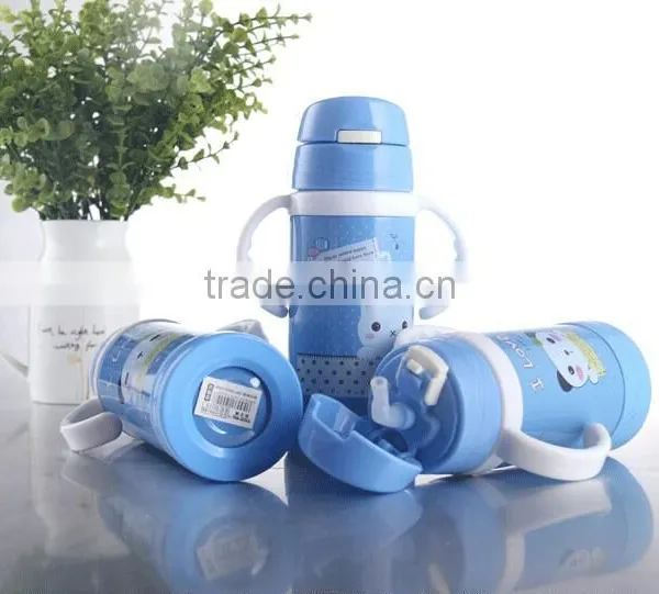 Cartoon Double Handle Vacuum Cup With Three Volume photo-3
