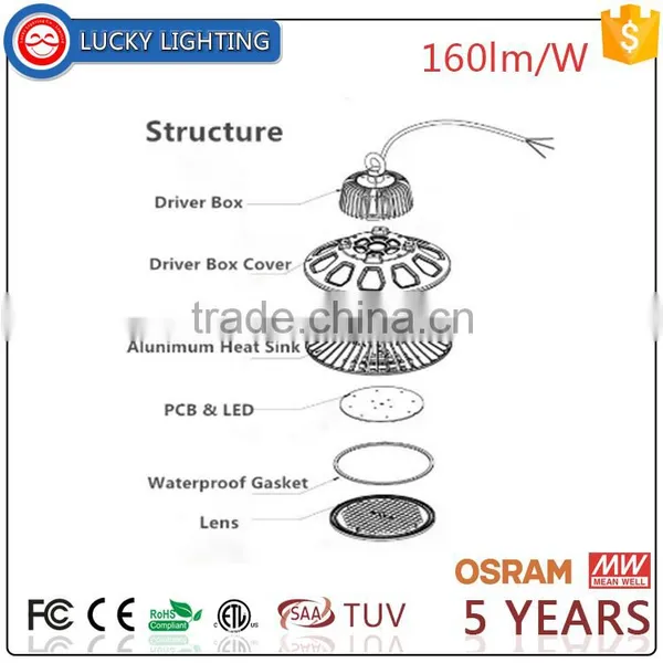 High Bay Led Lighting Fixture Led High Bay Light AC 85-265V 200w Led High Bay Light photo-6