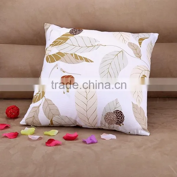 2015 Pure Cotton Tree Leaves Environmental Protection Printing Pillow Cushion Cover Creative Home Hold Pillow photo-6