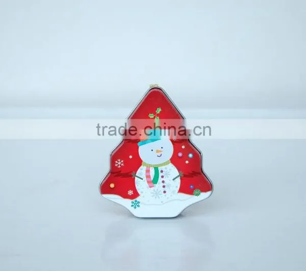 Tree Shaped Tin Box Gift Tin Box Christmas Gift Tin Box photo-5