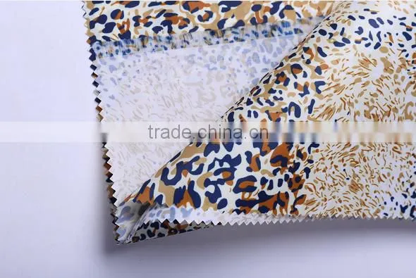 New Design Waterproof Leopard Grain Fabric Printing With Pvc Coating photo-3