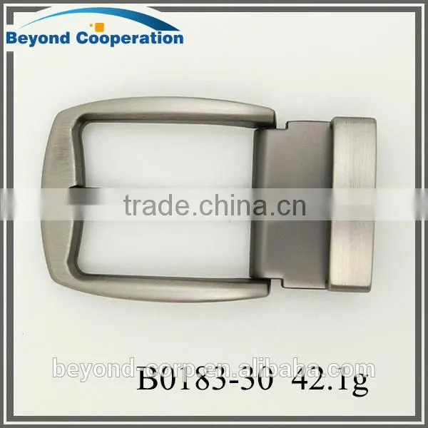 Zinc Alloy Die-casting Matte Black Gun Pretecting Coating Pin Belt Buckle photo-5