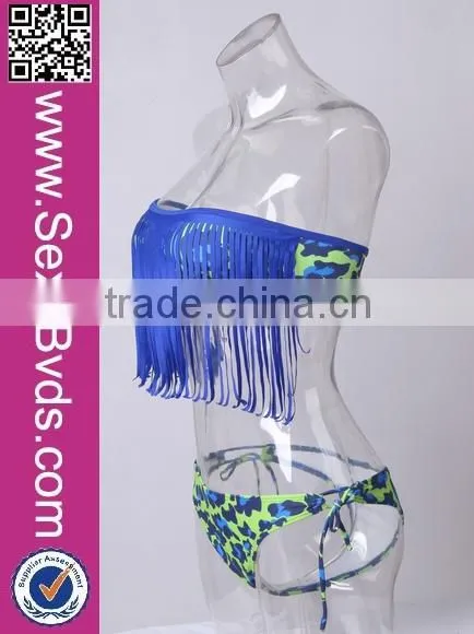 Wholesale Women Halterneck Swimwear Micro Rhinestone Bikini Connector photo-5