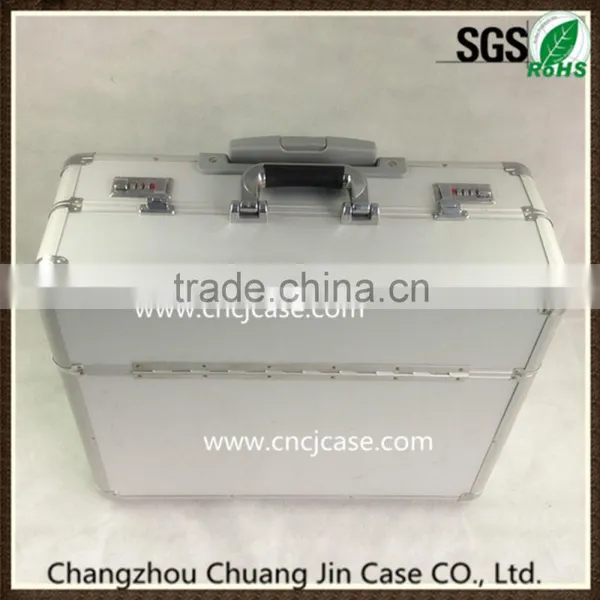 Abs Aluminum Trolley Case With Sandwich Zipper Bag photo-2
