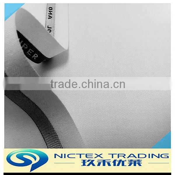 White Color Wool Polyster Fabric for Suiting
