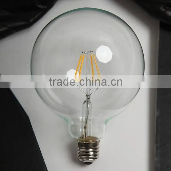 Hot Selling Factory Price Big Globe Clear G125 Led Filament Bulb photo-2