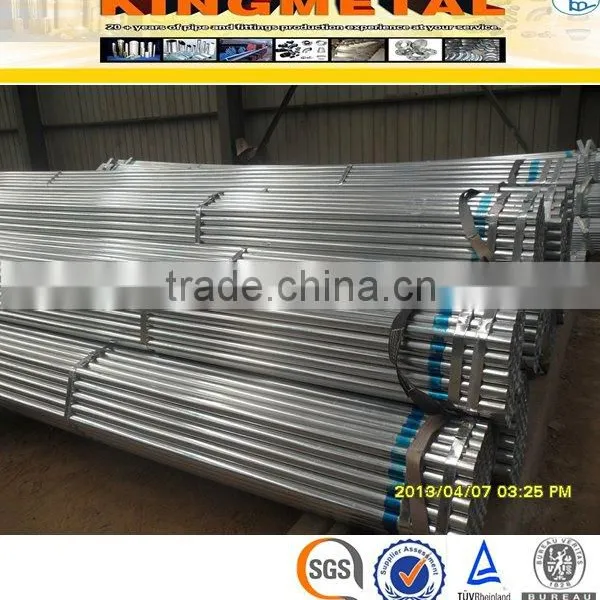 BS 1387 Seamless Steel Galvanized Pipe Price Per Kg photo-3