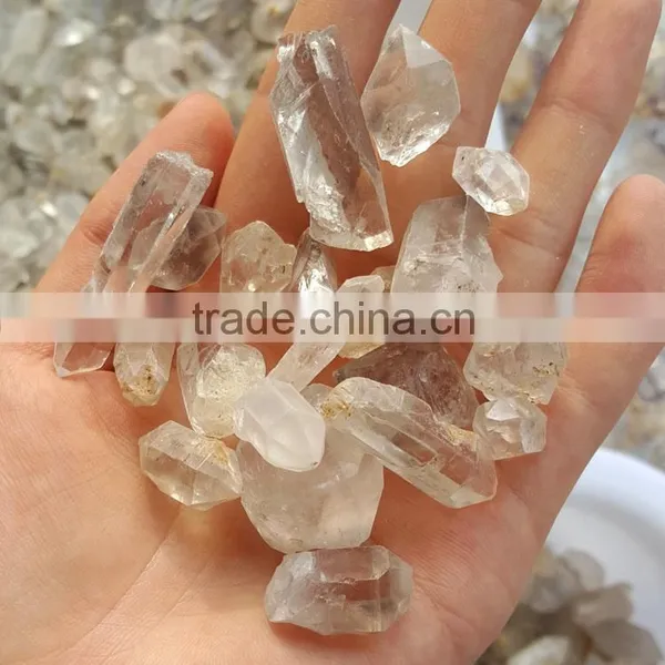 Natural Crystal Small Clear Tibetan Points Double Points Clear Crystal Points photo-2