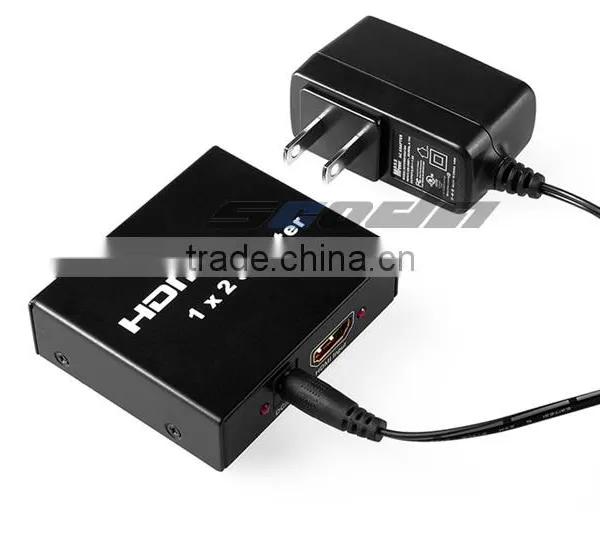 4k@60hz Hdmi Splitter Metal Housing Hdmi Splitter V1.3 1 Input 2 Output Hdmi 2.0 Splitter photo-3