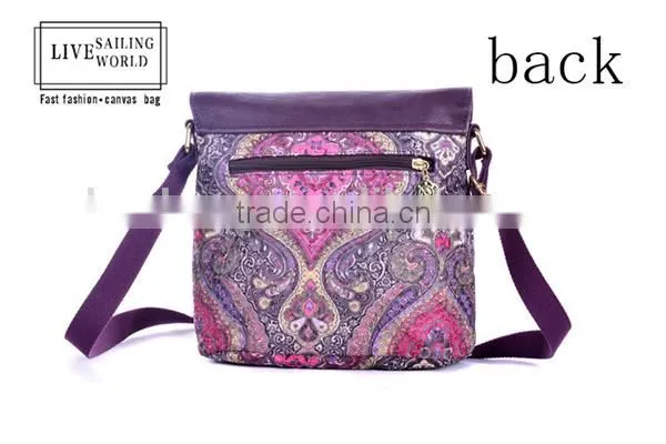 High Quality Colorful Ladies Nylon Messenger Bag photo-2