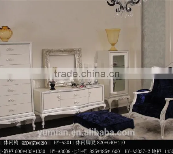 Home Furniture Hand Carving Classic Living Room Sofa Set photo-4