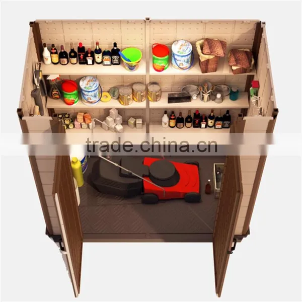 Hot Sale Resin HDPE Plastic Garden Storage Shed Tiny House photo-4