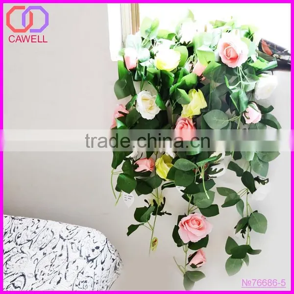 Artificial Rose Vines White photo-2