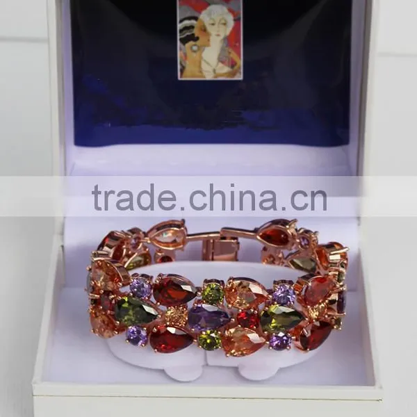 AAA ZIRCONIUM CRYSTAL BRACELETS & NECKLACES /Fashion Stone Charm Bracelet photo-2