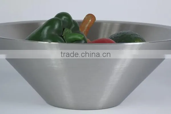 2016 Elegant Designs Stainless Steel Double Wall Fruit Dish photo-4