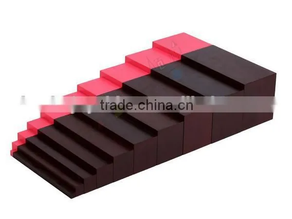 Montessori Materials in China Sensorial Toy for Brown Stairs photo-3