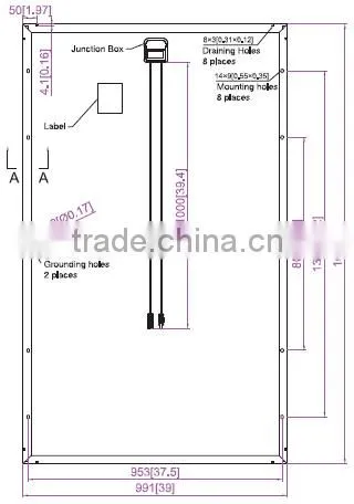 Mono 250w Solar Panel in China With TUV CE Certificate photo-2
