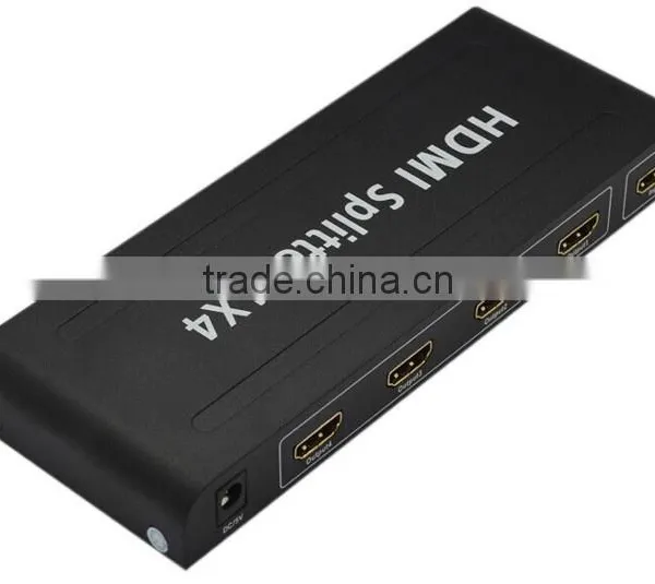 Factory Supply! 1 in 4 Out 4 Port Splitter Distributor Converter (HD Splitter 1in 4 Port for HDTV Support 4k*2k) photo-2