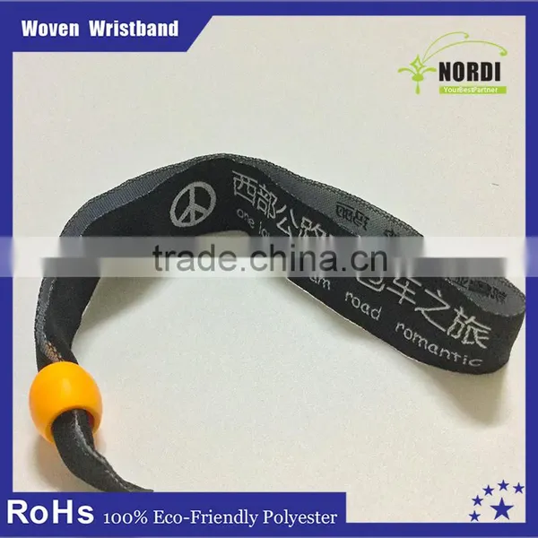 Single Time Using Custom Festival Woven Fabric Wristband for Event/Bracelet/Wristband Strap photo-2