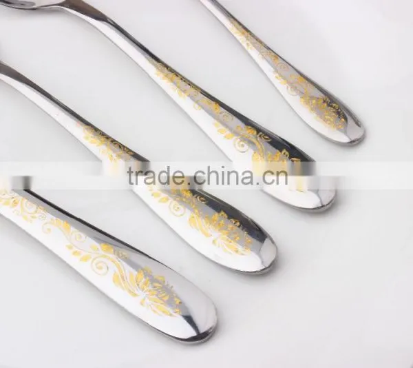 Hot Sale Promotional High Grade Daliy Use Stainless Steel Sutlery 24pcs Set KX-S148 photo-3