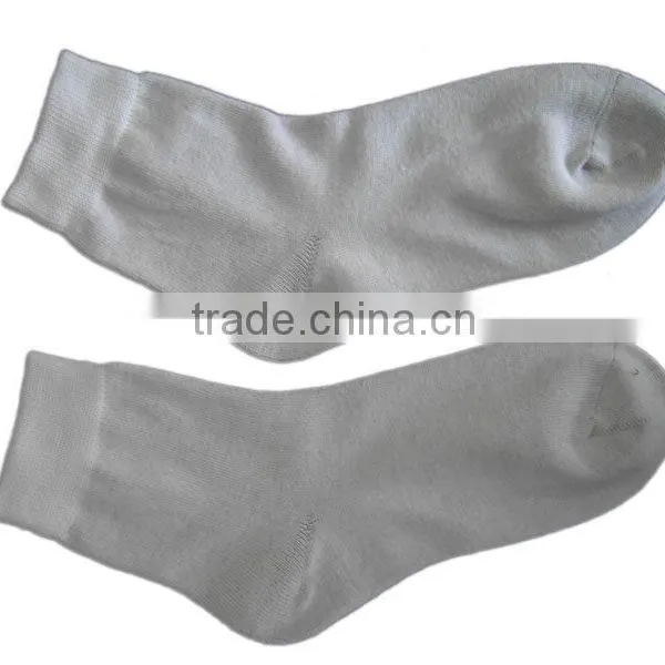Natural Silver Fiber Fabric Man Diabetics Care Socks