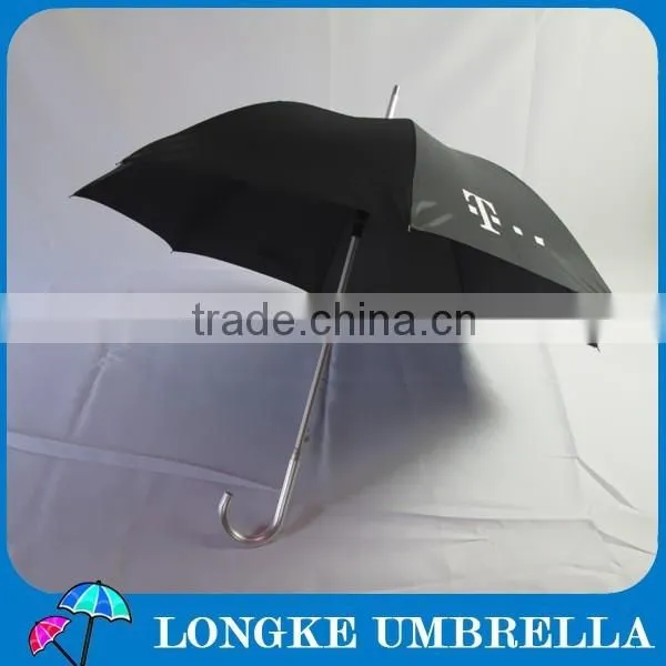 24" Promotional Umbrella Black Color Aluminum Umbrella for Advertsing photo-2