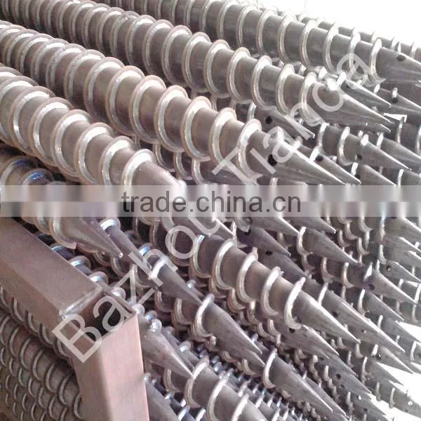 Hot-dip Galvanized Ground Screw Pile for Foundations of Solar Power System photo-3