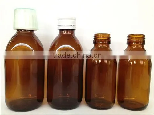 30ml-125ml-500ml Amber Glass Bottles For Syrup/Oil DIN28 or PP28 Neck photo-4