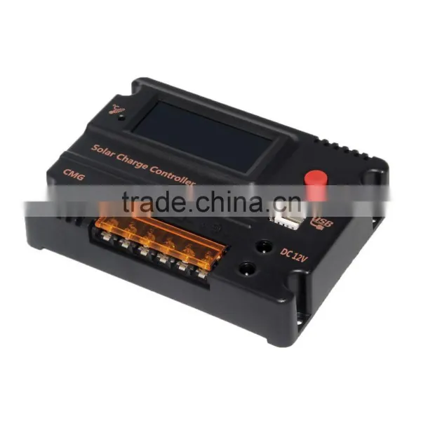 PWM LCD Solar Panel Battery Regulator Charge Controller 12V 24V
