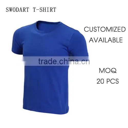 2016 Lycra Compression Shirt Navy Color OEM T-shirts Low MOQ Orders t Shirts Sports Shirt Fashion Style T-shirt