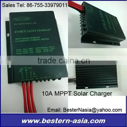 pwm manual operation solar charge controller 10a