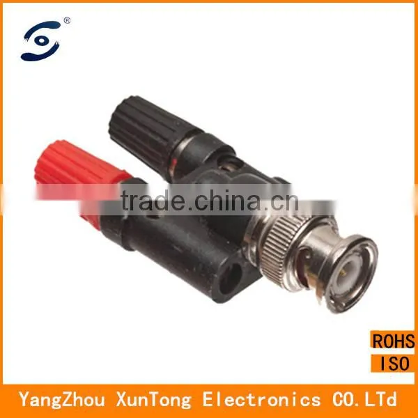 BNC Male to Single Binding Post banana socket Coaxial Adapter