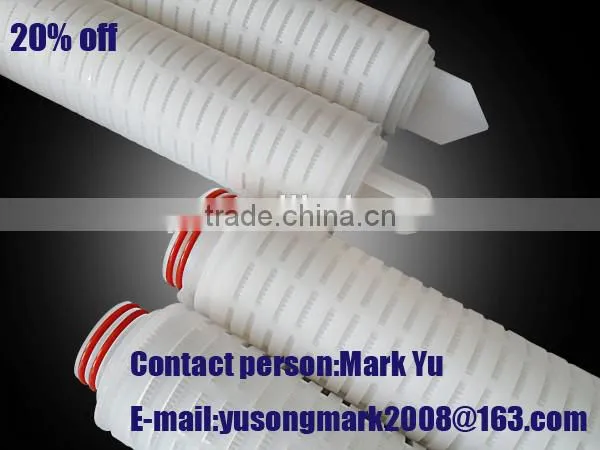 0.22 Micron Nylon Pleated Cartridge Filters Used for Food and Beverage photo-6