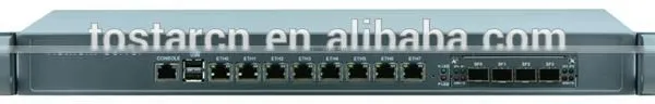 1U rackmount Network server ,networking appliance server pfsense with 8 ethernet ports