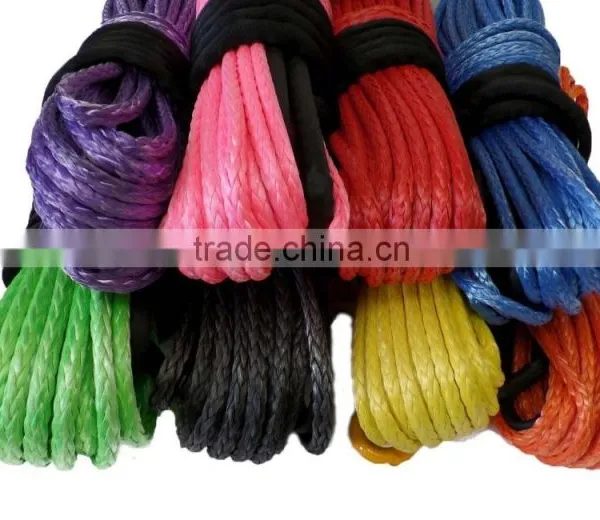 Supply Diameter 8mm/10mm/12mm/14mm Synthetic Uhmwpe Winch Line Rope Cable