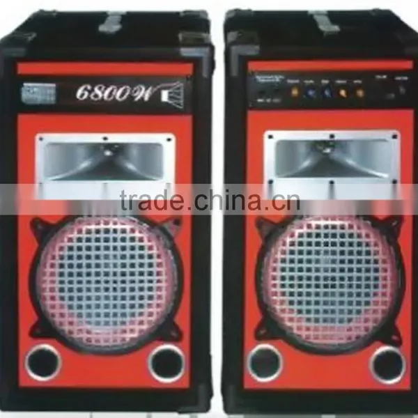 Cheap Red Cabinet Powered Speaker Box 1.0 Sound System for Home Show photo-2