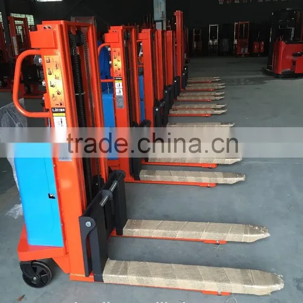 1.0/2.0 Tons Mini Semi Lift Truck Semi Electric Stacker